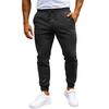 Men's Multi-color Sports Pants, Men's Spring Casual Loose Leg Tied Long Pants