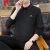 Men's Long Sleeve Business Polo Shirt