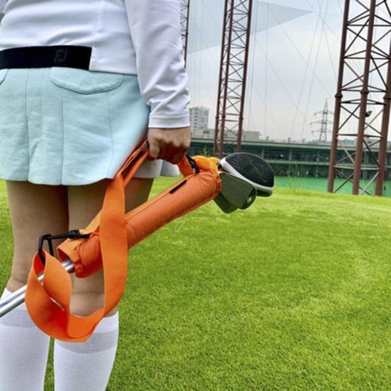 Taška na golfové hole Lehká taška na přenášení pro muže Ženy Děti s polstrovanými ramenními popruhy a bočními kapsami pro cestování Driving Range Nedělní golfová taška