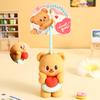 Cartoon Cute Butter Bear Keychain Pendant  Car Keychain Novelty Exquisite Kawaii Backpack Decoration Accessories Gifts