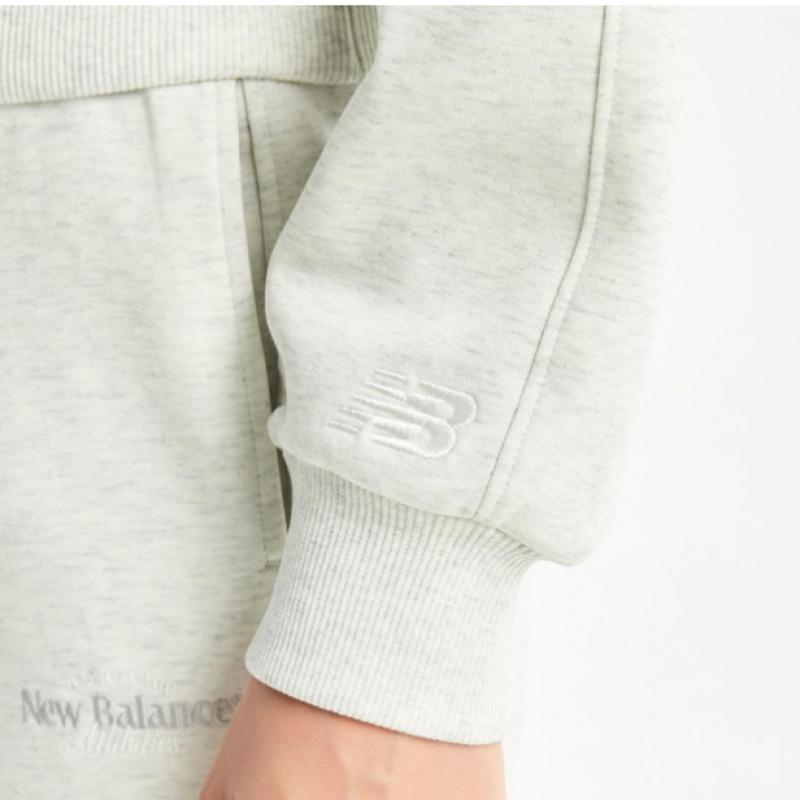 New Balance Women S Signature Semi Crop Half Zip Up SweatShirt Nbnce1w212 Ac