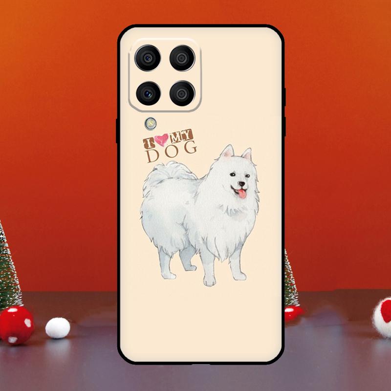 Japanese Spitz Dog For Samsung Galaxy M52 M32 M12 M11 M21 M31 M13 M33 M35 M53 M55 M15 M14 M34 M54 M06 M16 Case