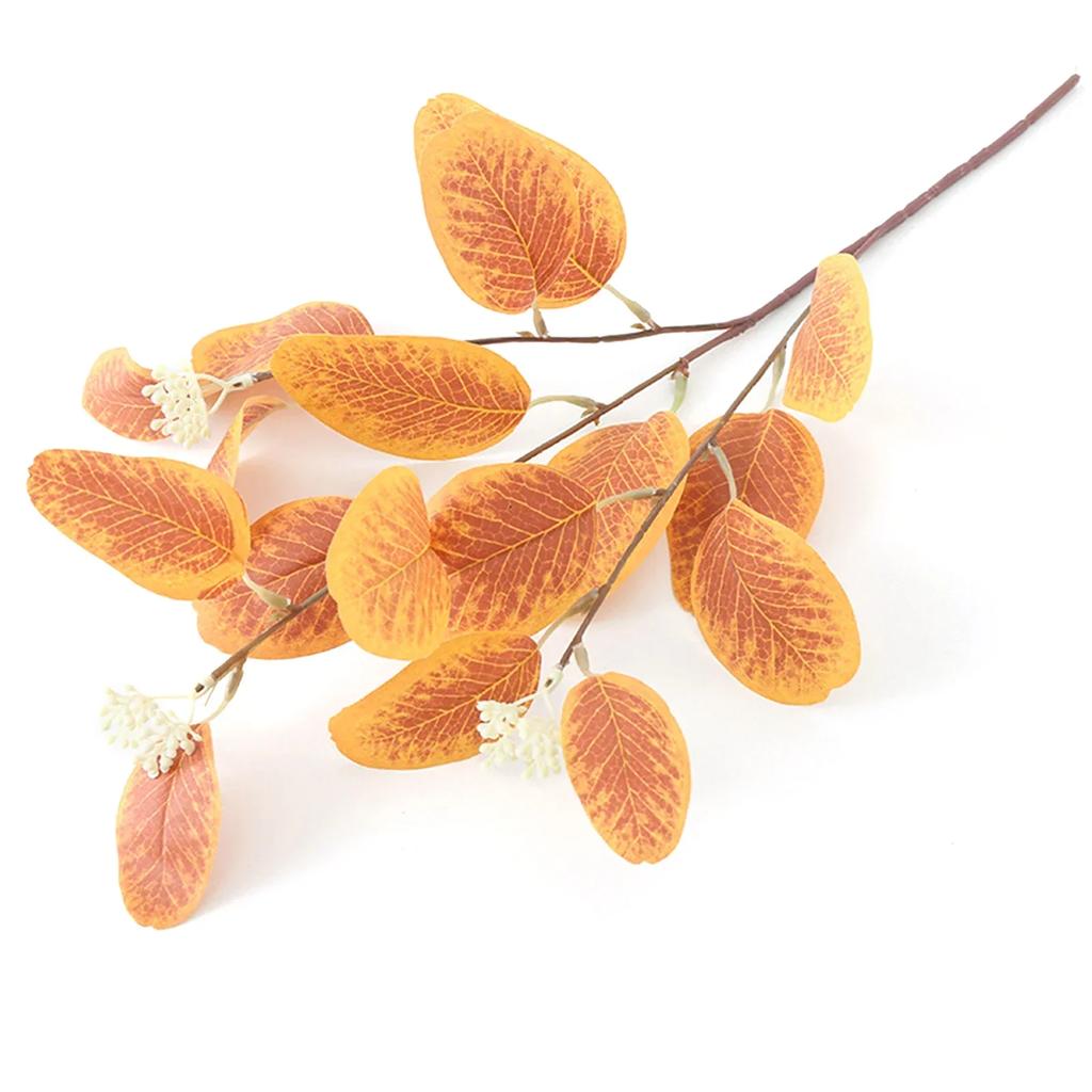 Artificial Eucalyptus Leaf With Fruit Plants Branch Photo Props Simulated Flower Arrangement DIY Wedding Flower Home Decor