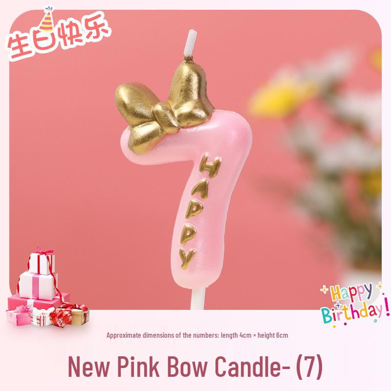 Creative Birthday Candle for Girls - Number One Cake Decoration for Baby and Children