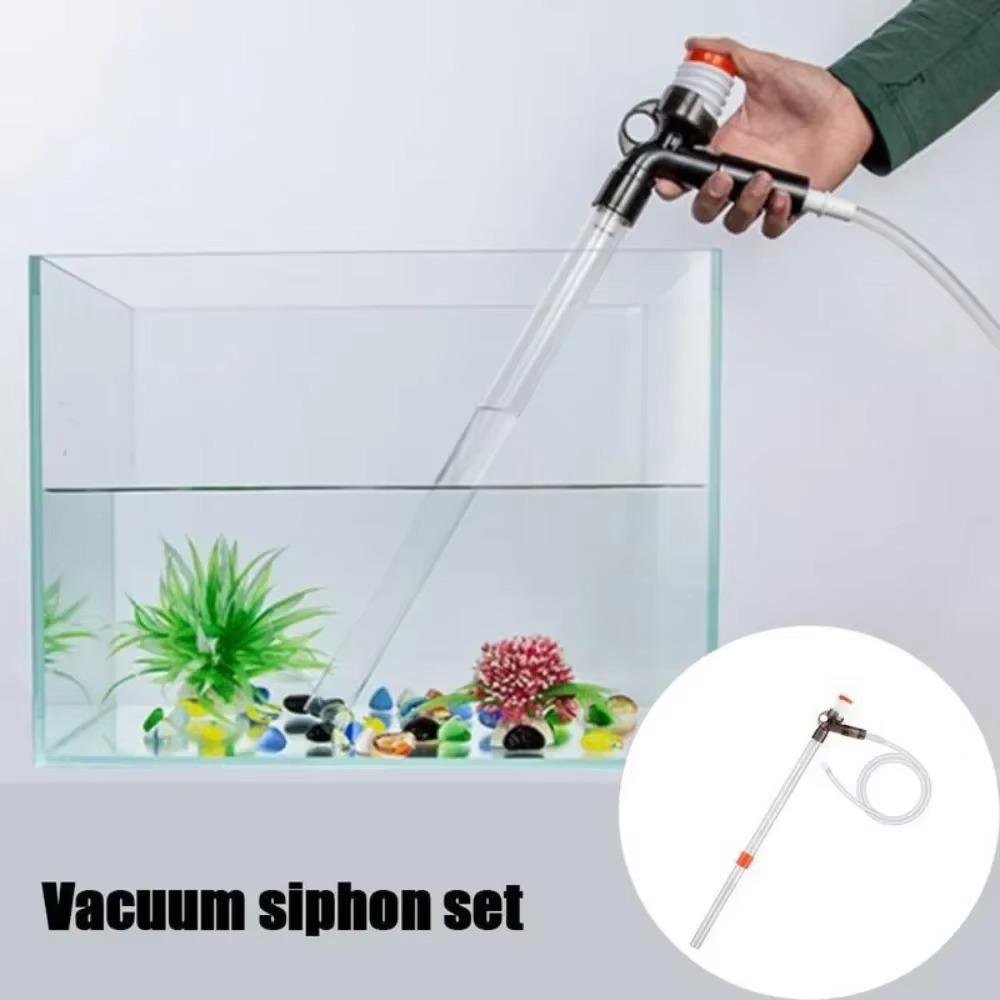 

Press-Type Aquarium Water Change Pump Adjustable Siphon Filter Pump for Aquarium Fish Tank