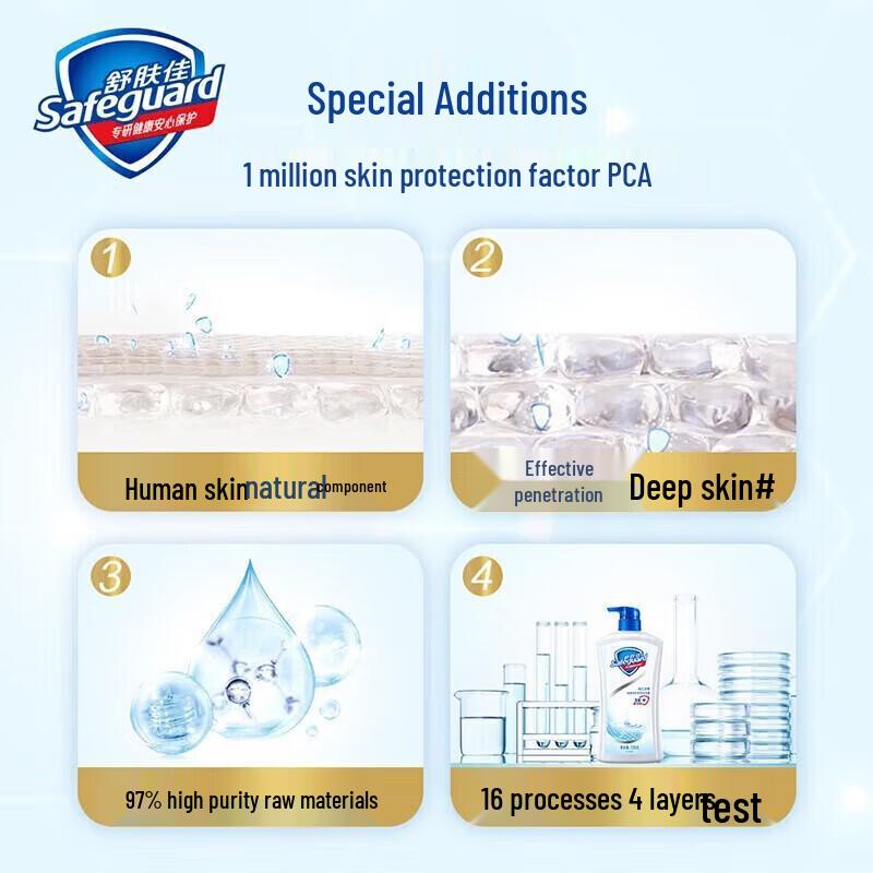 Safeguard Lemon Fresh Body Wash 3x180g
