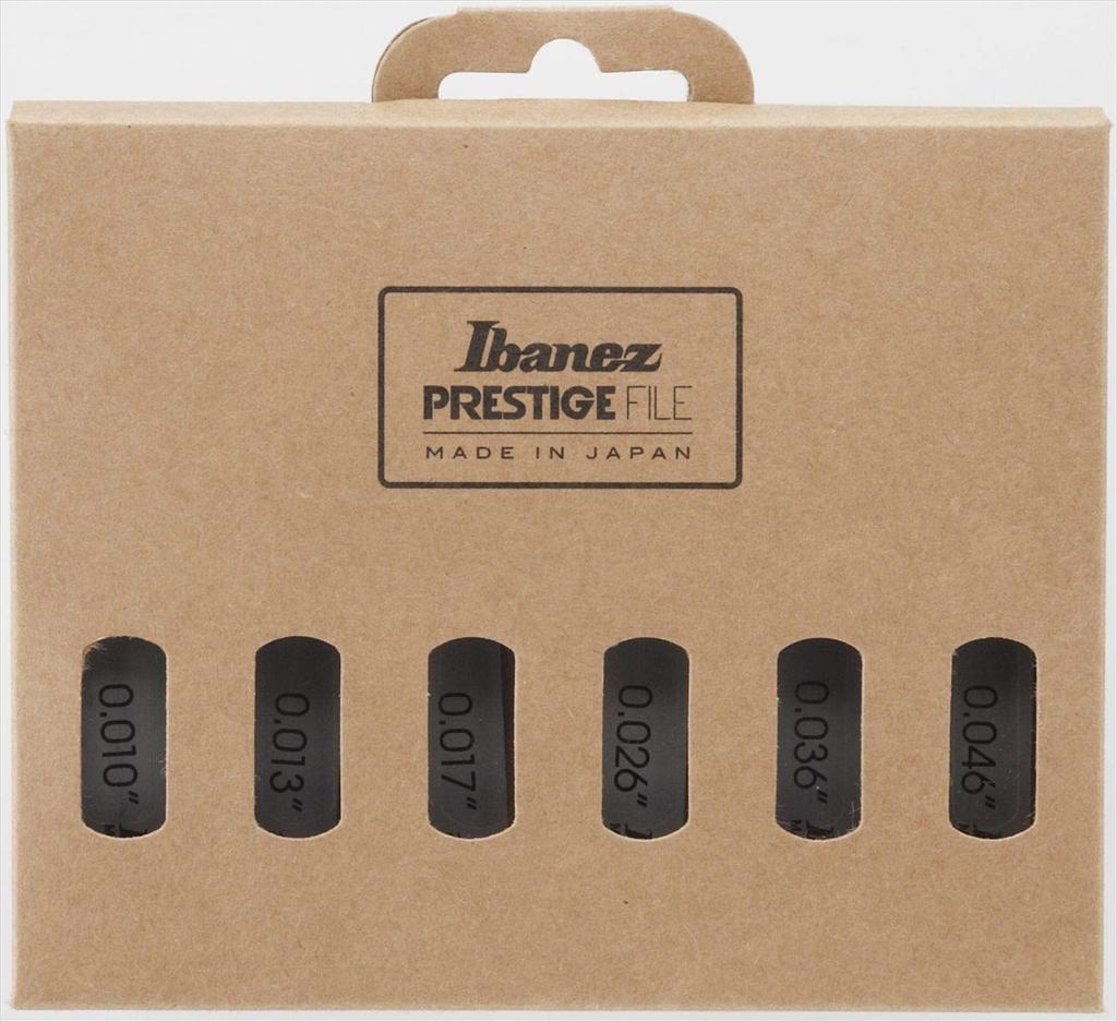 IBANEZ Prestige Sattelfeilen-Set für E-Gitarre, 6er-Set, 4449EG61X (.010" - .046" Stärke)