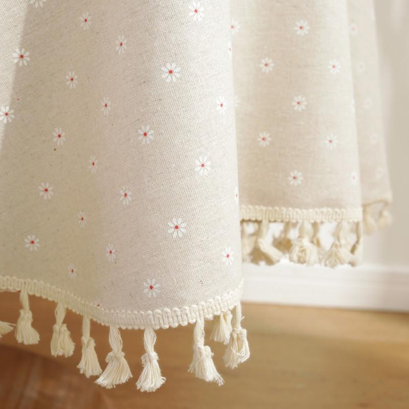 Polyester Linen Tassels Tablecloth, Black Peony Printing Dust-Proof Table Cover,for Kitchen Dinning Coffee Teatable Home Decor