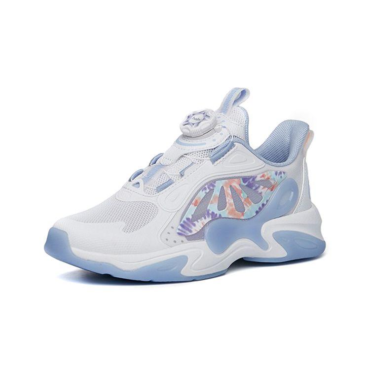 Anta Butterfly Wing Comfortable Sports Casual Shoes Kids Sneakers White Blue 322228803-1