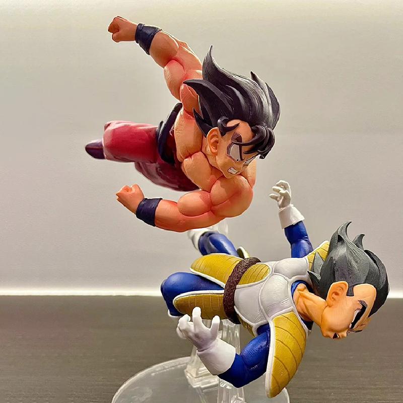 Anime Drogan Boll Z Kaiouken Gocool Vs Vegeta Figure Super Saiyan Son Gocool Action Figurine Pvc Statue Collection Model Toys Gifts