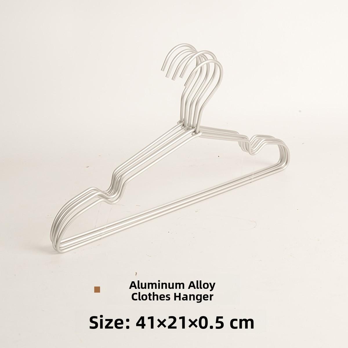 New Simple Aluminum Alloy Clothes Hanger Anti-Mold Non-Slip Clothes Drng Ra for Home Hotel Clothing Store Nordic Sle Ad... 10