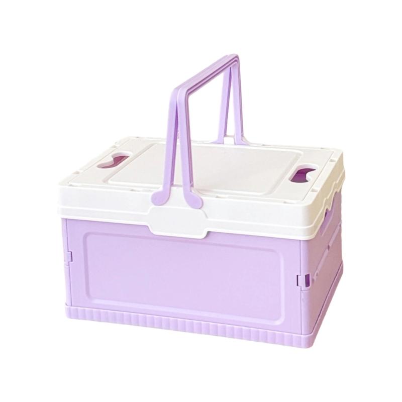 Waterproof Folding Container with Lid for Camping Home Use Outdoor Gear Storage Organiser for Small Spaces