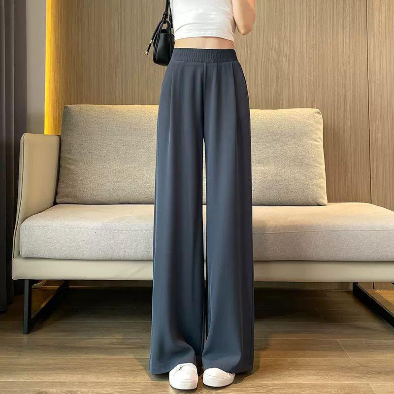 

Women s Summer High-Waisted Wide-Leg Pants - Loose, Casual, Slim Fit 3XL (recommended 145-160 jin)