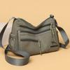 Womens Nylon Crossbody Bag Multi Pocket Shoulder Handbag Casual Travel Purse