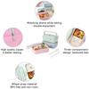 Bento Box Adult Lunch Box Containers Microwave Dishwasher Safe with 3 Compartment Leakproof Reusable Salad Snackle Box