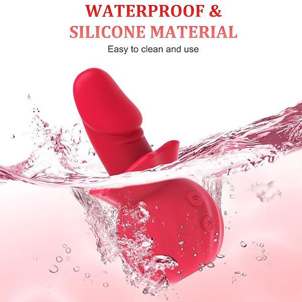 Saugender Dildo-Vibrator mit 3 Saug-, 10 Dreh- und 10 Vibrationsmodi, weiblicher Klitoris- und Vaginal-Sexstimulator, Sexspielzeug