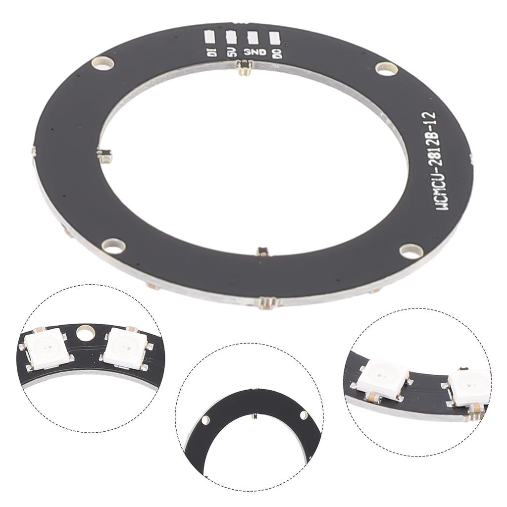 LED Ring Driver Development Board 1pc Built-in Full-color