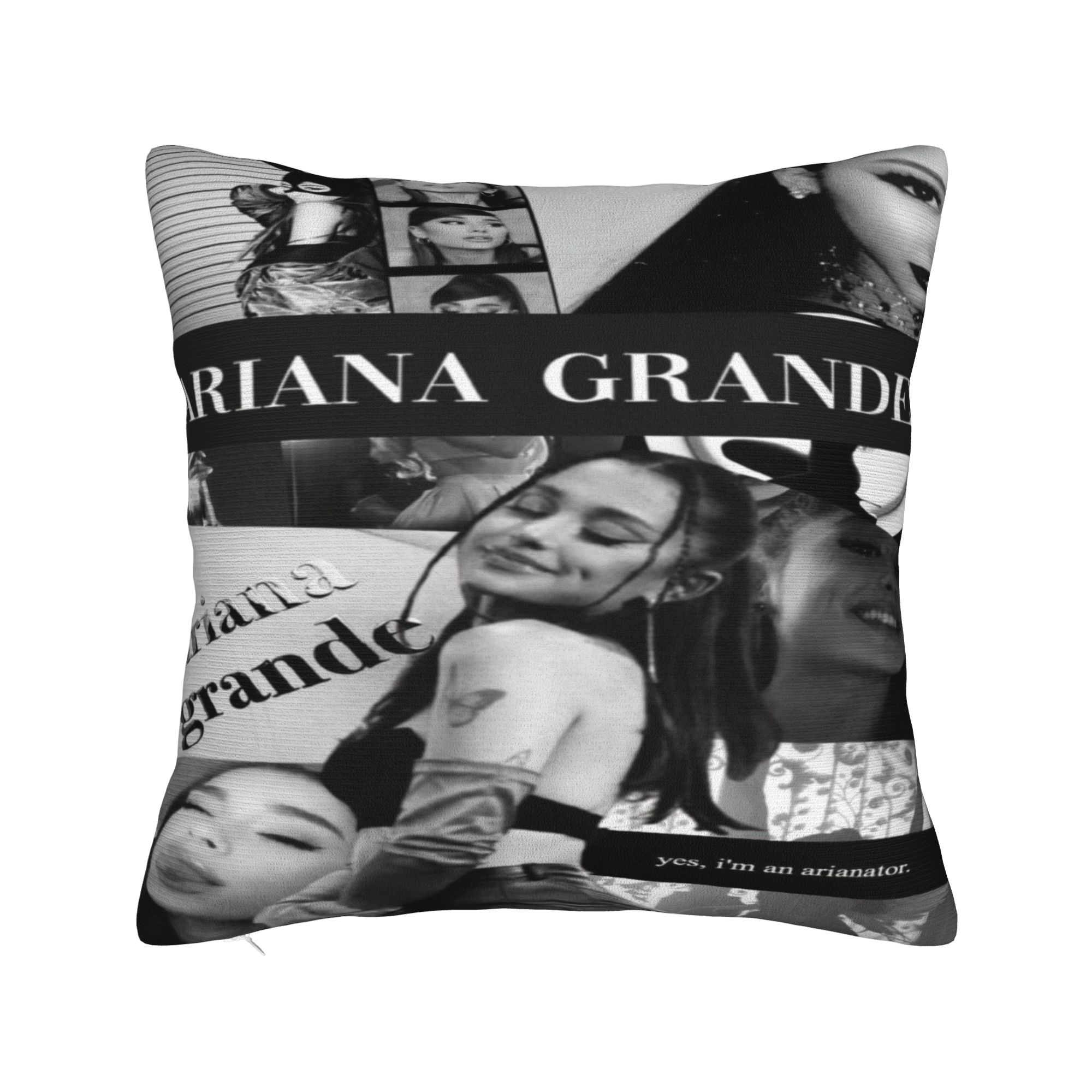 Новый стиль Домашний Ариана Гранде музыкальная певица подарок фанату Украшения Наволочки Мерч Наволочки На молнии Разные размеры 12x12in 30X30cm