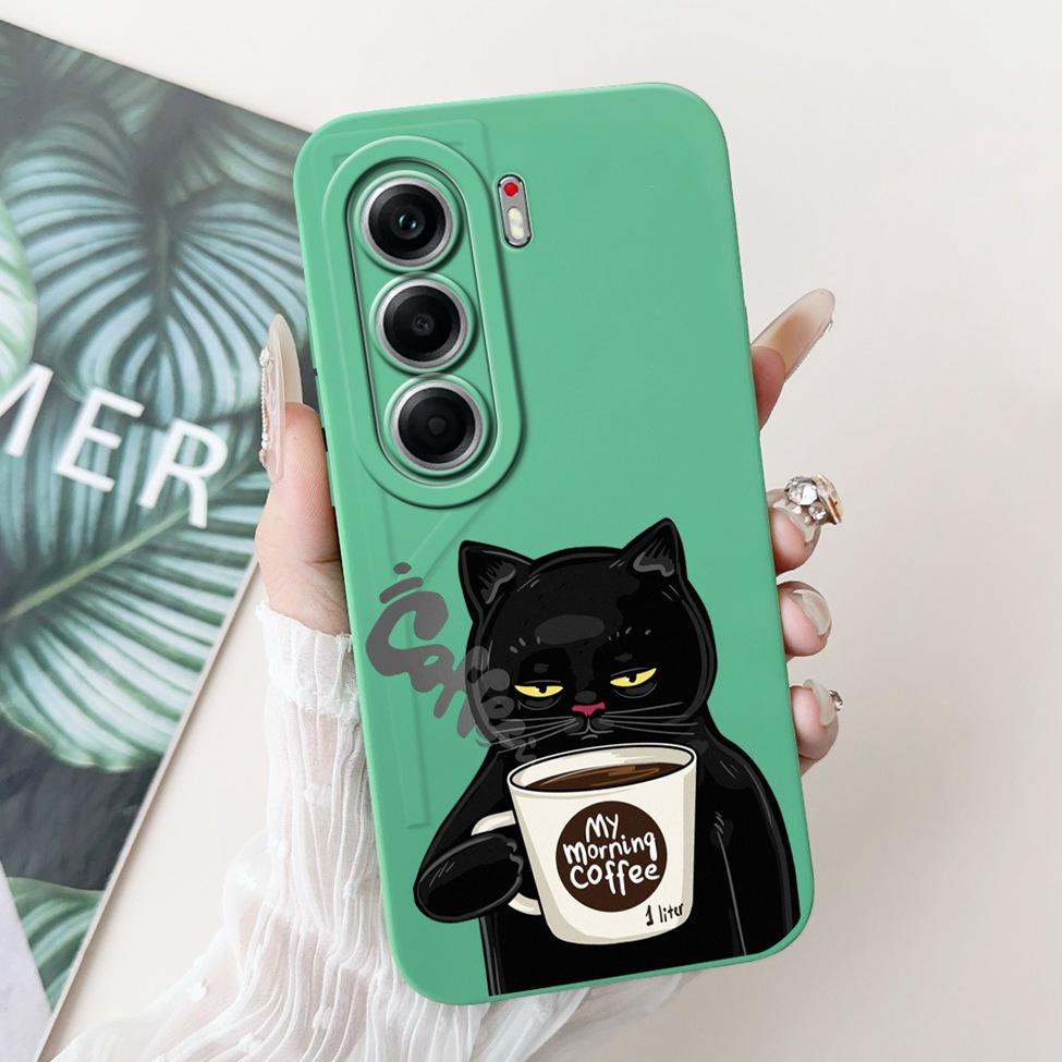 For Tecno Camon 40 Pro 5G Case CM7 Cute Cat Panda Fashion Flowers Love Back Cover For Camon 40 Pro 5G Tecno Phone Case Silicone