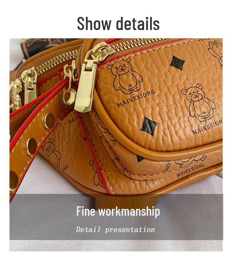 Trendy Retro Floral Crossbody Shoulder Bag for Women