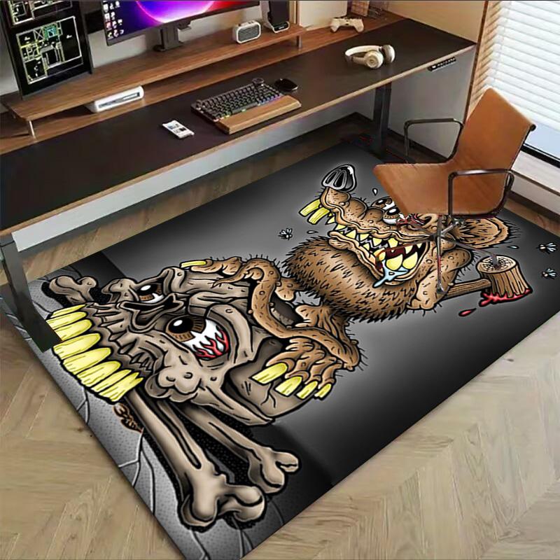 Madness Attic Carpet For Playroom Bedroom Living Room Sofa Home Decorkids Game Area Rug Nonslip Floor Mat