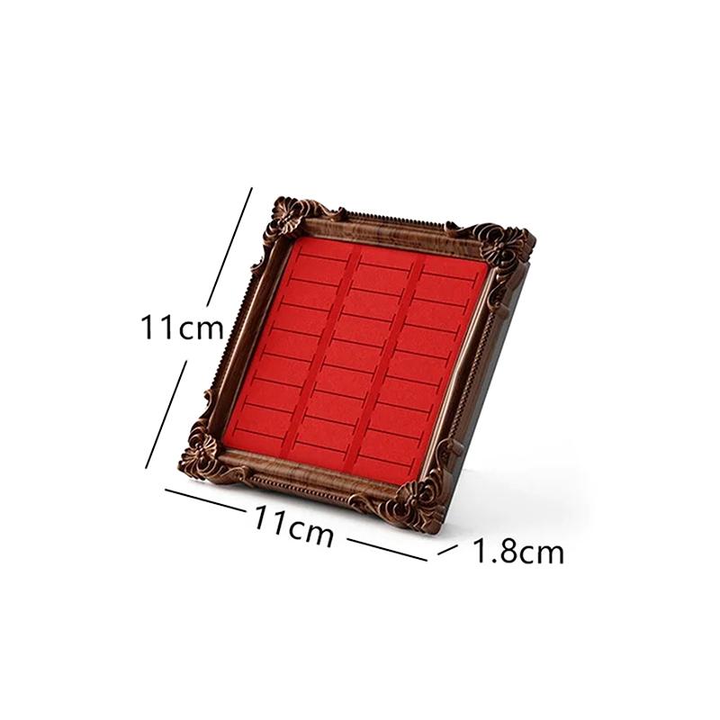 Vintage Schmuckständer, Fotorahmen im europäischen Stil, Aufbewahrungstablett für Ringe und Schmuck, Ausstellungsornamente für Schminktisch