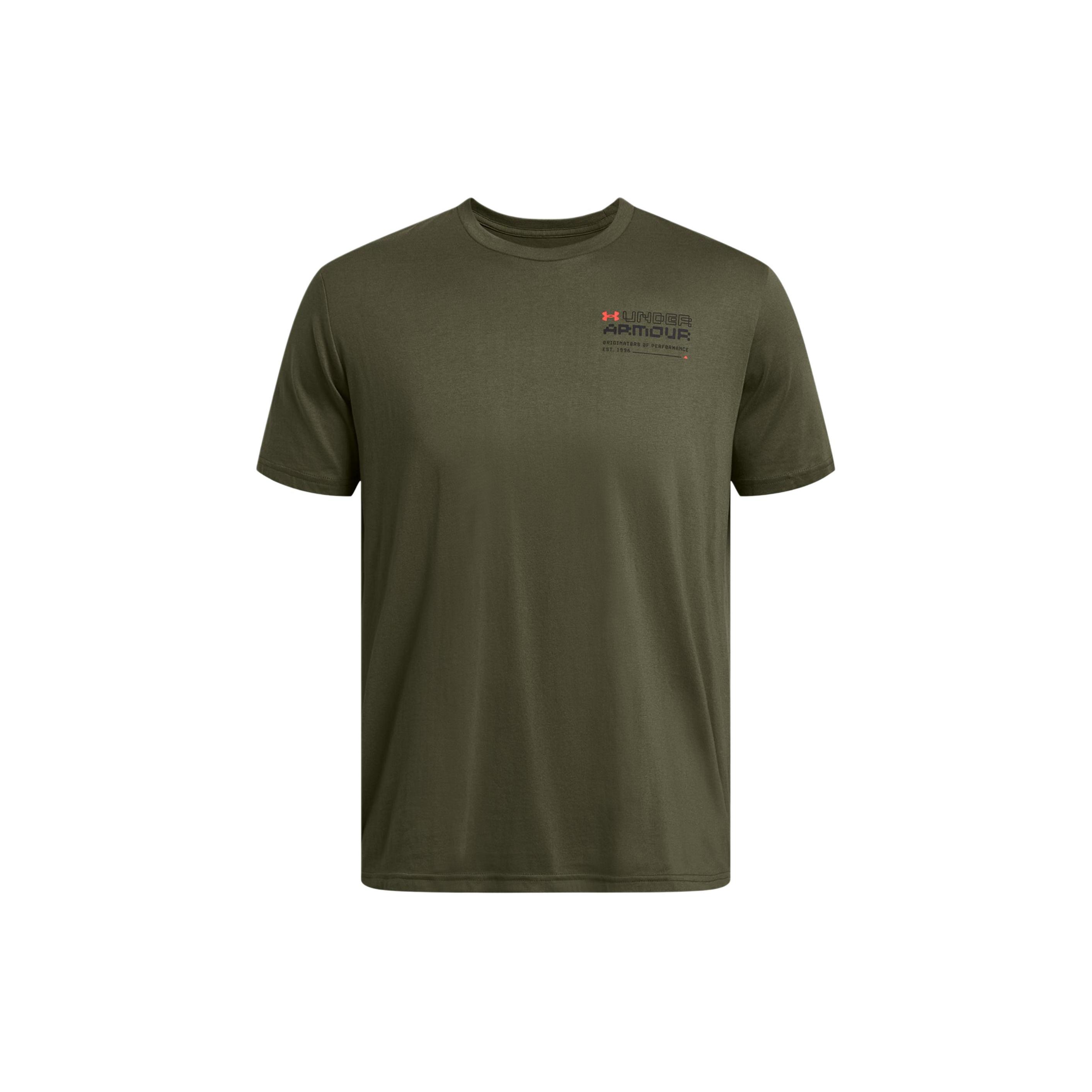 Under Armour T Shirt Men s Green 1382906-390 LG