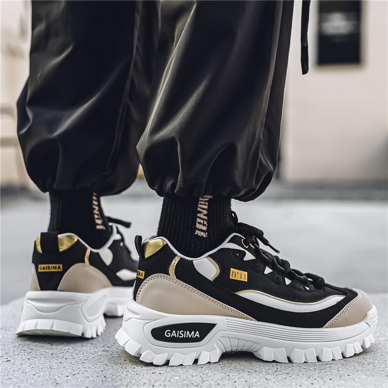 Fashion Fashion Design Red Sneakers For Men Street Style Outdoor Casual Sneakers Men Original Platform Men's Sports Shoes tenis hombres