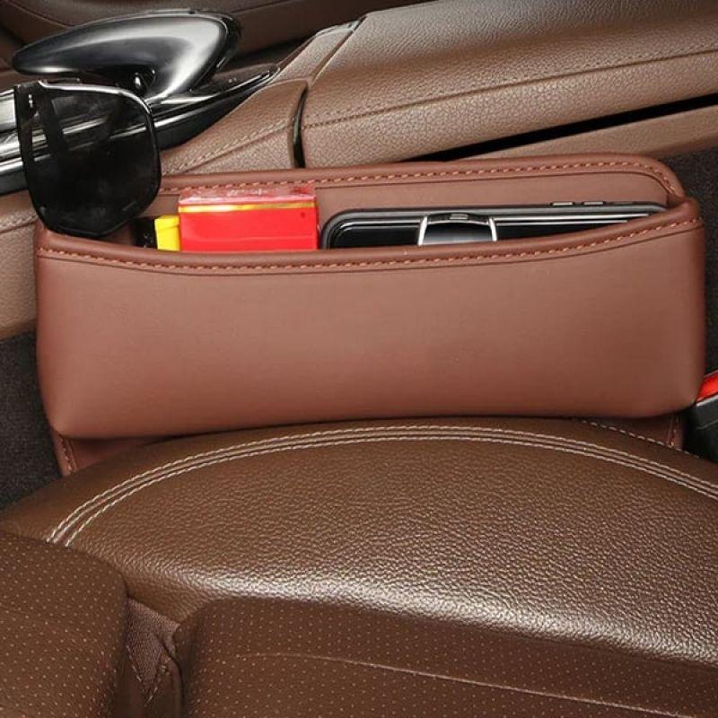 Cutie de depozitare pentru scaune de mașină Umplere de goluri pentru scaune de mașină Buzunare universale pentru spații pentru scaune de mașină Organizator pentru consolă Cutie de depozitare multifuncțională pentru crăpături