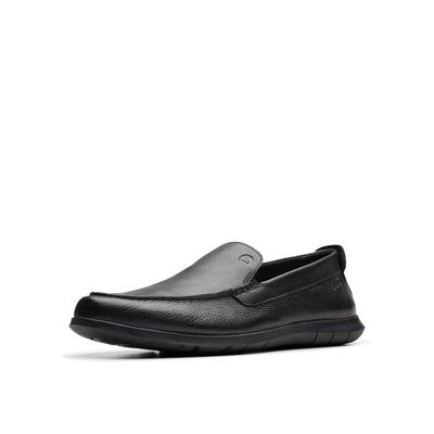 Mokasíny Flexway Step Černá kůže cm [Clarks] Nazouvací Pánské 25.5