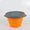 Outdoor Use Travel Silicone Foldable Bowl Travel Portable Retractable Instant Noodle Bowl Childrens Outdoor Use Picnic Lunch Box with Lid