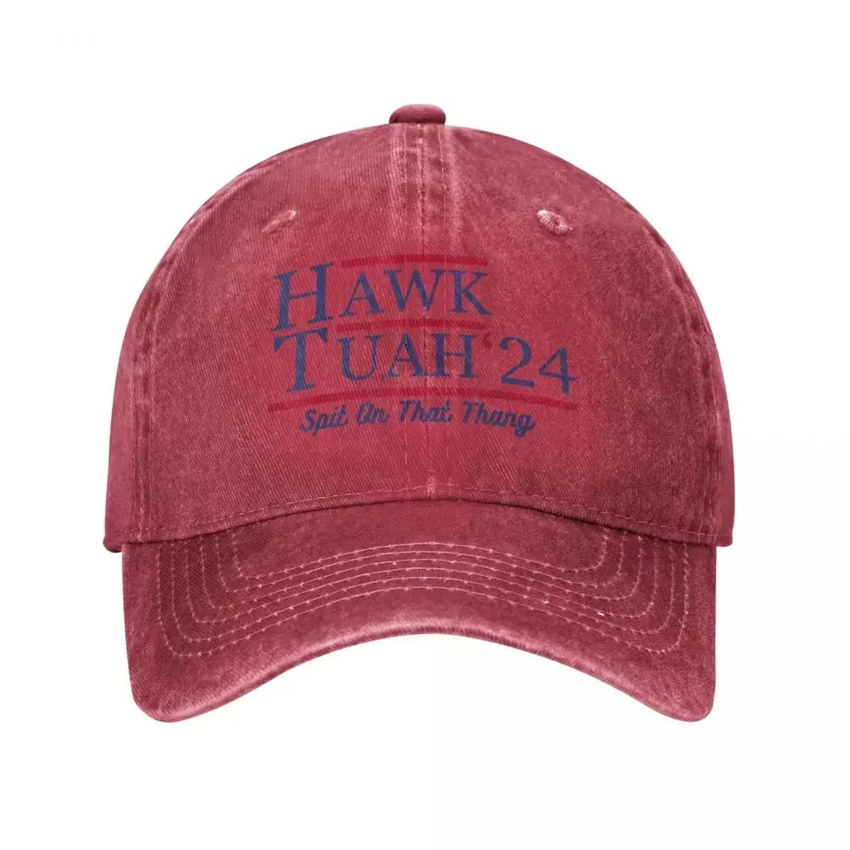 

Винтажная бейсболка Hawk Tuah 24 Spit On That Thang, унисекс, женская, потертая, стираная, снэпбэк, ястребы, для улицы, летняя, регулируемая One Size