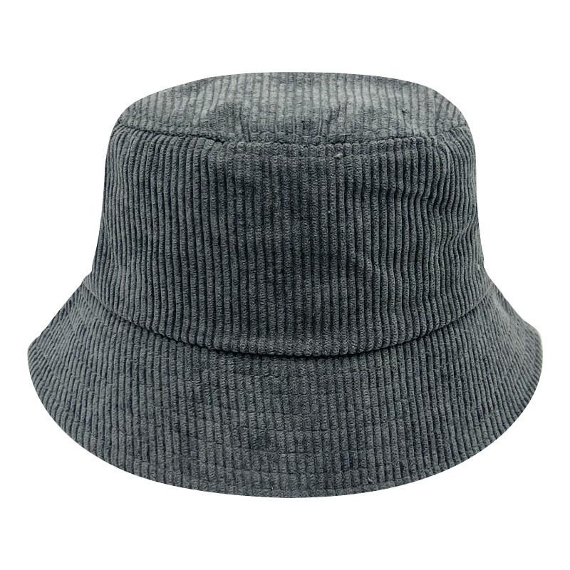 Winter Vintage Bucket Hat Couples Solid Color Insulated Breathable Sunshade Hat