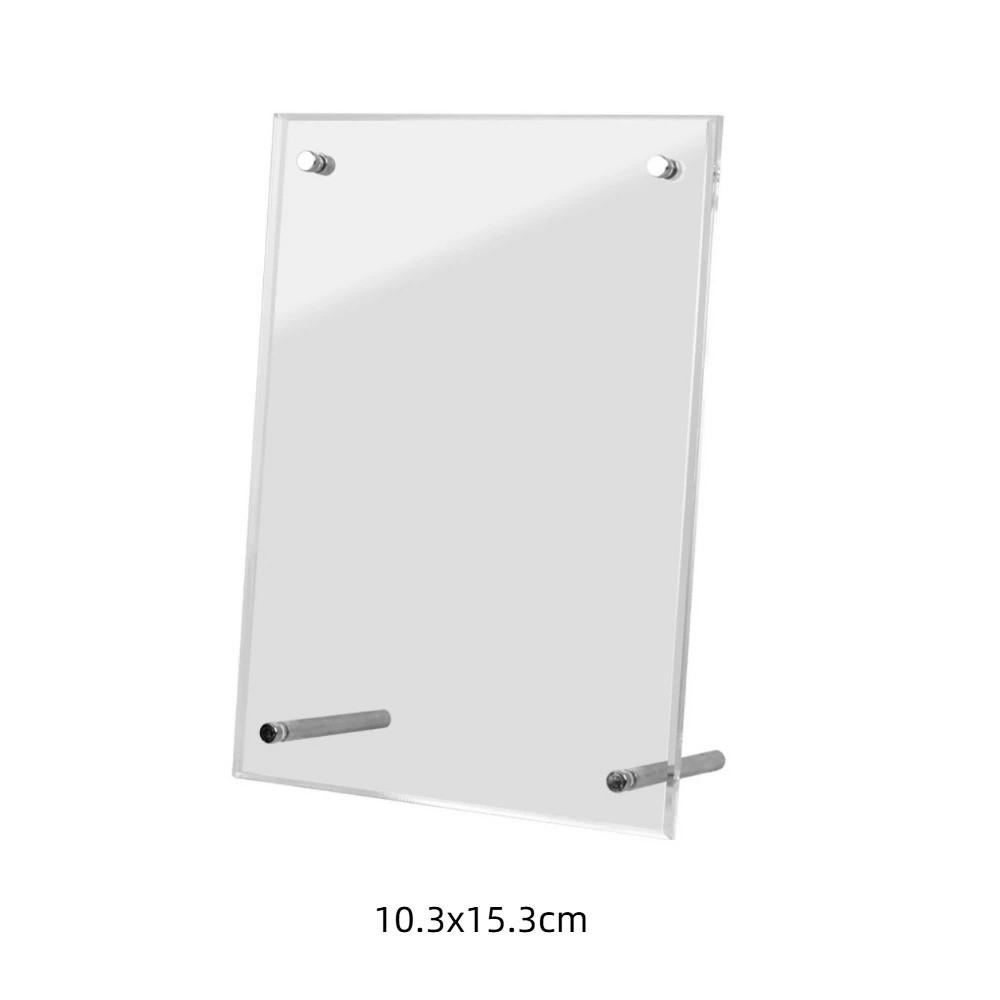 Transparent Acrylic Photo Frame Modern Poster Display Stand New Picture Frame Home Decor