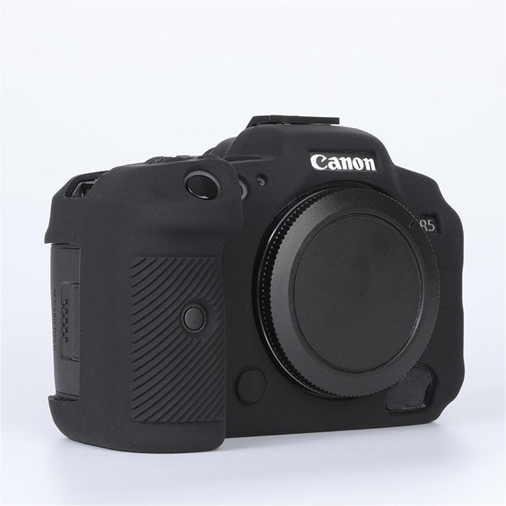 R5 Soft Silicone Case Armor Camera Body Cover Skin for Canon EOS R5 EOSR5 Digital Cameras