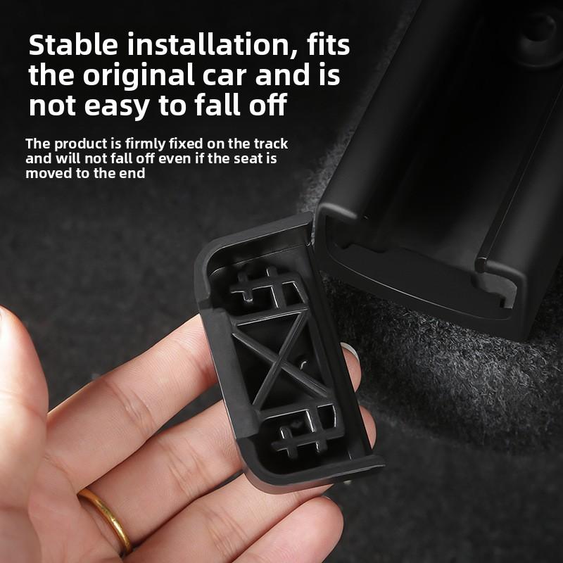 Autoaufkleber für Tesla Model 3 Y Juniper Highland 2025 2026 Sitzgleitschienen-Schutzabdeckung Werkzeuge Stecker Riemenscheibe Kollisionsschutz Mod