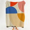 Coperta in Flanella Stile Bauhaus Adatta per Divano Soggiorno Camera da Letto