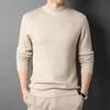 Herren Kaschmirpullover Halber Rollkragenpullover Strickpullover für männliche Jugendliche Schlanker Strickpullover