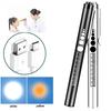 Oral Penlight LED Flashlight Mini Oral Pupil Medical Handy USB Rechargeable Stainless Steel Torch Light Outdoor Fishing Tool