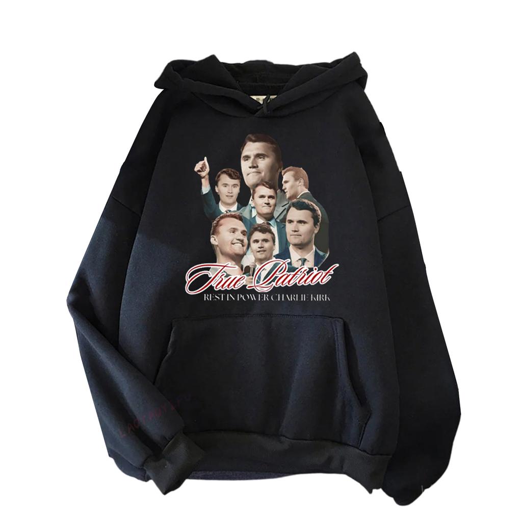 Men's Fashionable Casual Long-sleeved Printed Hooded Sweater Top