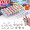 Keyboard Caps Toy Press Stress Relief Fidget Button Key Caps Fidget Keychain Keyboard Keychain Toys Finger Keyboard Key Toy