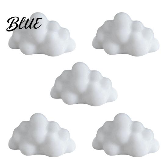 Display Stand For Photos 5Pcs 3D Printed Photo Stand, Decorative Rack, Lovely Cloud Shape Picture Multi-purpose Holder for Leaf Artwork Hand Paintings