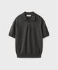 Yunionbeullu Hard Twist Comfort Polo Knit [Mud]