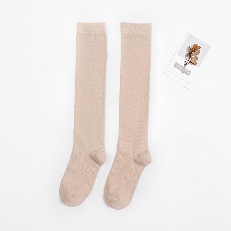 1pair Winter women mid-tube socks pure cotton long tube thickened warmth socksCN