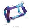 Adjustable Gradient Nylon Dog Harness for Medium To Large Dogs