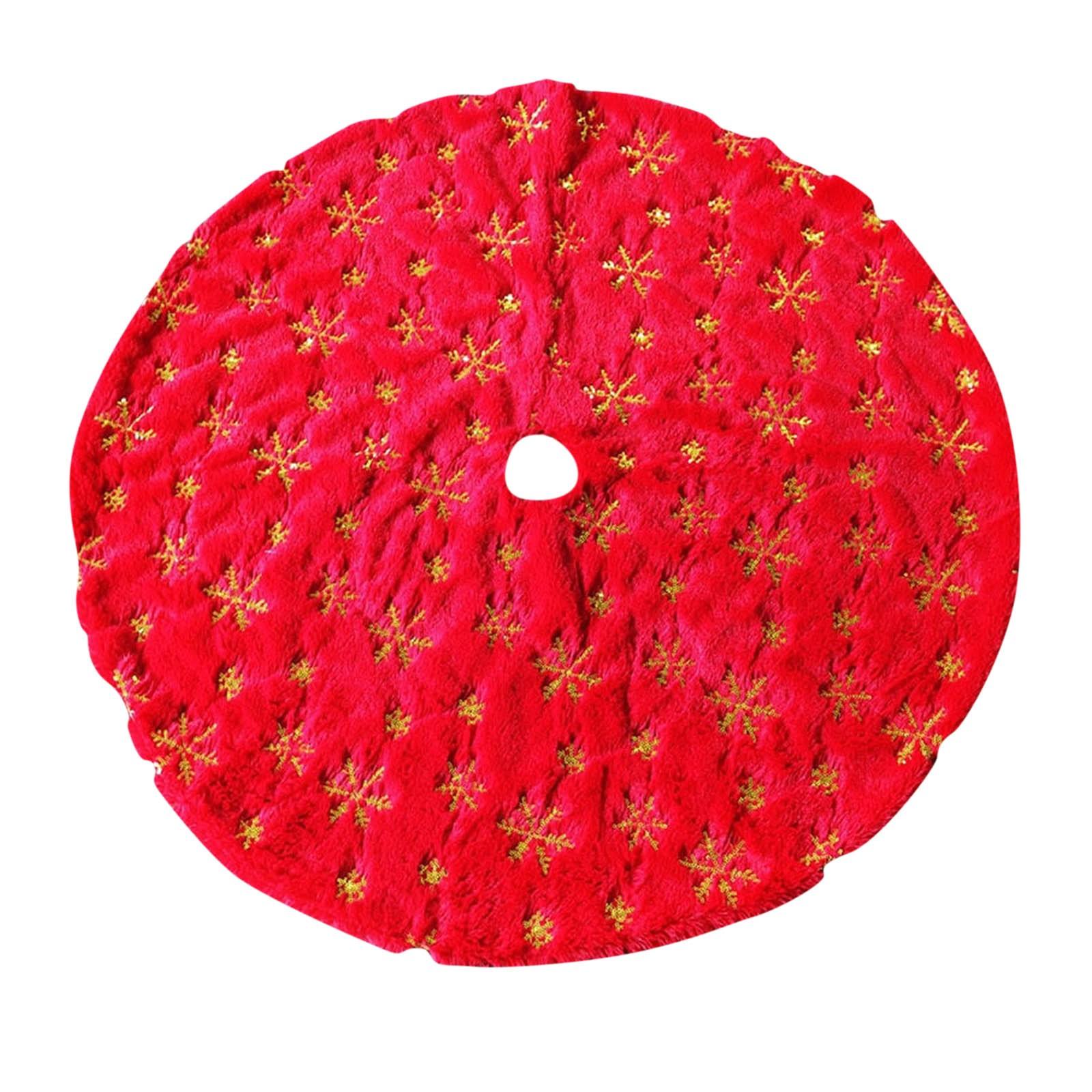 

Юбка «Рождественская елка», красно-зеленый воротник юбки «Веселая рождественская елка», мягкое рождественское праздничное украшение One Size