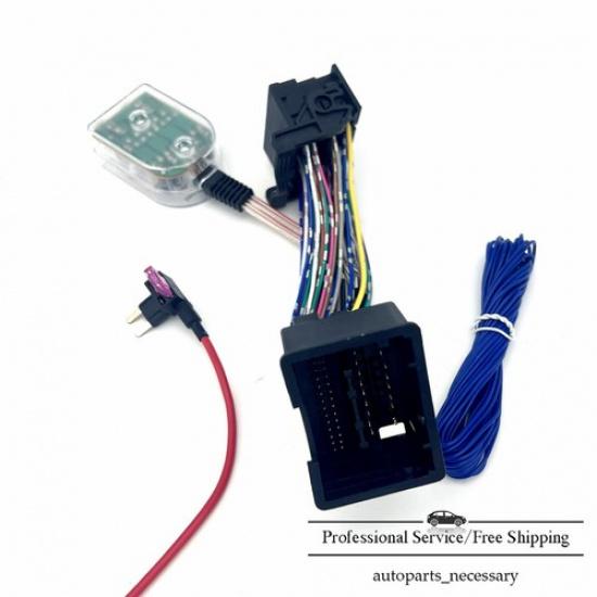 Add An Amplifier Adapter To Radio W/Amp Turn On Wire For Chevy GMC 2010-2017