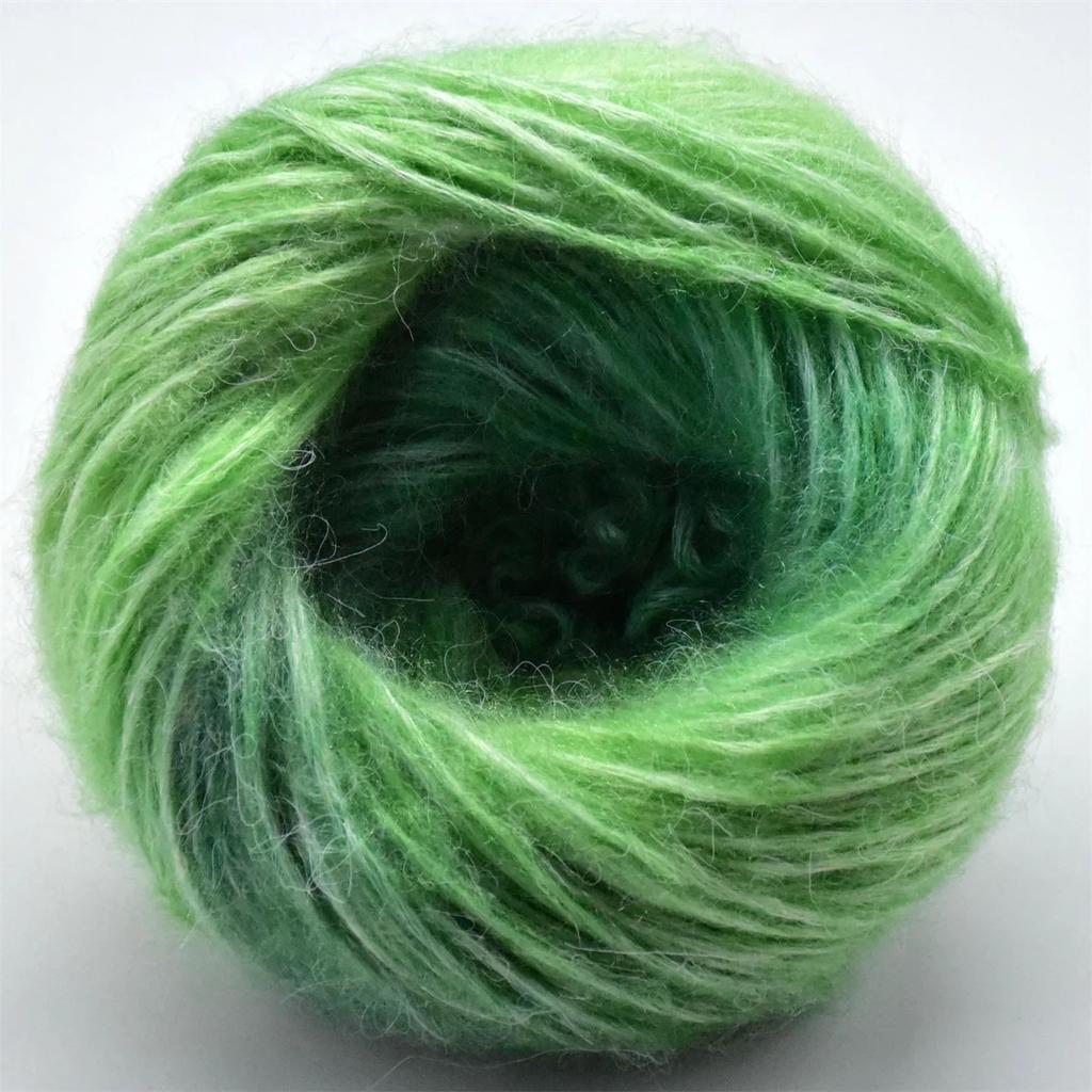 6pcs 300g/10.56oz Mohair Yarn Super Soft Extra Thick Knitting Crochet Wool Vibrant Yarn Bundle for Shawls Scarves Blankets Sweaters DIY Craft Supplies