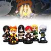 6pcs Cartoon Naruto Character Pvc Toy Model Decoration Child Christmas Gift