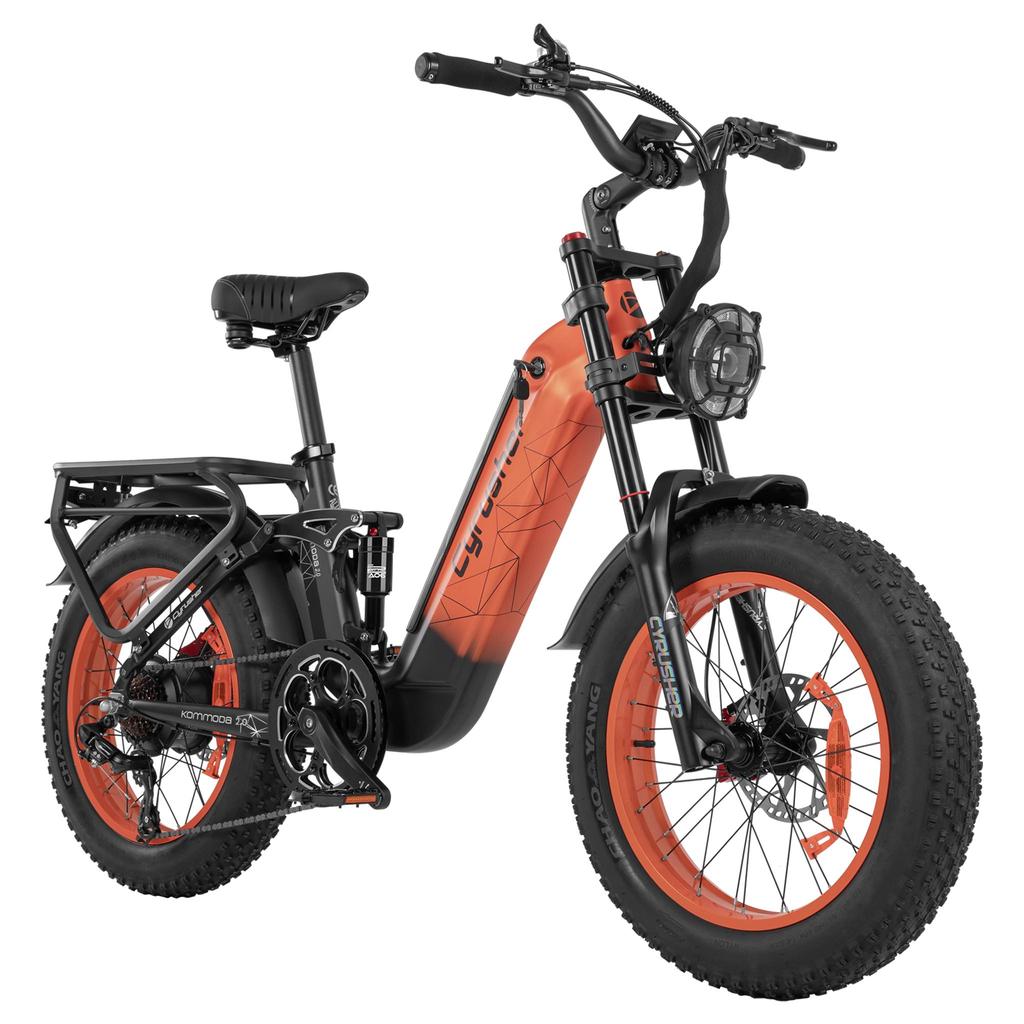 Cyrusher Kommoda 2.0 Elektrofahrrad Erwachsene 250W Single Herren E-Mountain E-Bike 48V20Ah Akku 20 Zoll Reifen Damen Elektrofahrrad